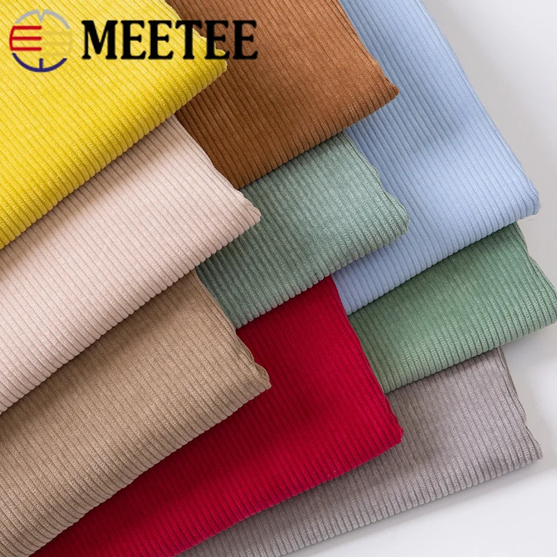 

Meetee 100/200X150cm Polyester Corduroy Fabric Coat Pants Retro Velvet Fabrics DIY Tailor Shirt Clothes Sewing Materials FA021