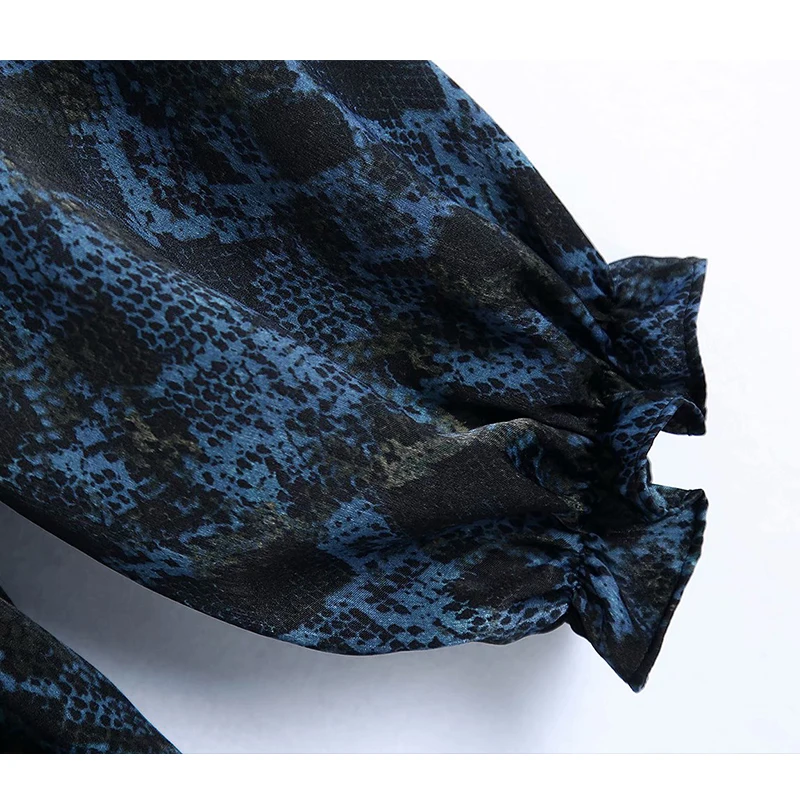 

Summer Women A-line Long Print Dress With Belt Lady Long Sleeve O-Neck High Waist Sexy Party Dresses