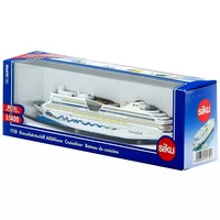 1400 ship model siku german aida luna luxury cruises 1720 model 18cm plastic boat collection