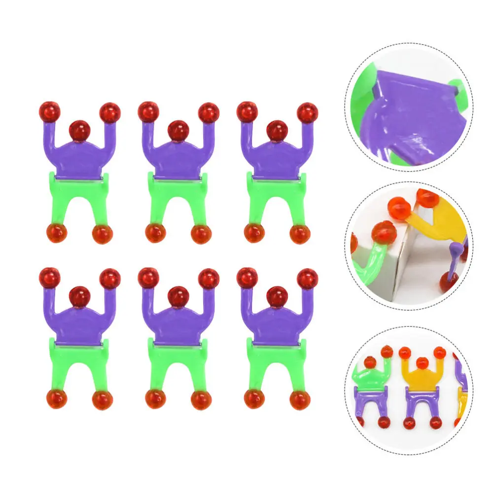 

6pcs Decompression Toys Anxiety Relief Toys TPR Decompression Toys (Random Color)