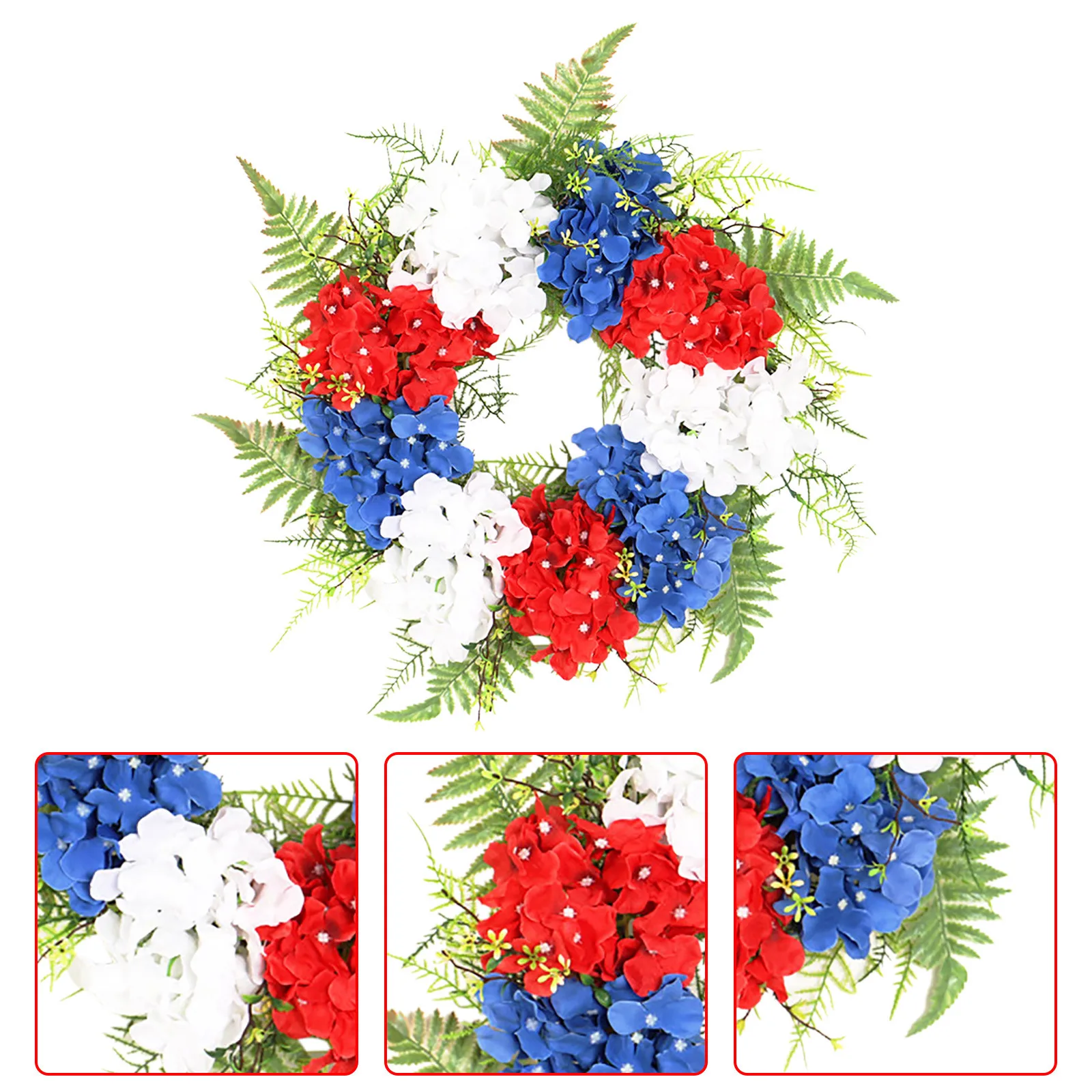 

Artificial Decoration Simulation Rattan Wreath Artificial Garland Hanging Pendants Veterans Day Wedding Room Home Decor Mother