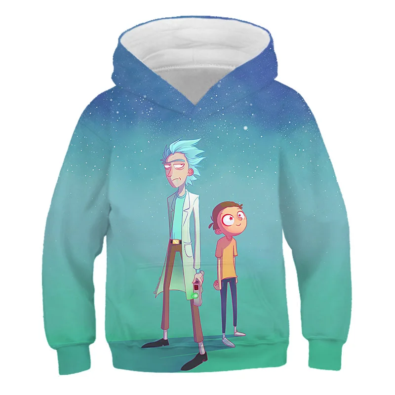 

kids New style autumn and winter new fashion printing hoodie Creative Harajuku Galaxy cartoon Anime Sweatshirt funny