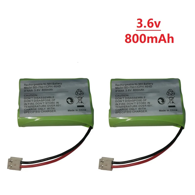 

Аккумуляторная батарея для домашнего телефона Motorola SD-7501 V-Tech 89-800-00-00 AT & T Lucent 3,6