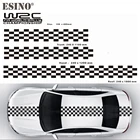 WRC FIA набор полос чемпионата мира по ралли F1 флаг чек капот автомобиля багажник на крышу виниловая наклейка гоночные ралли спортивные наклейки из ПВХ набор