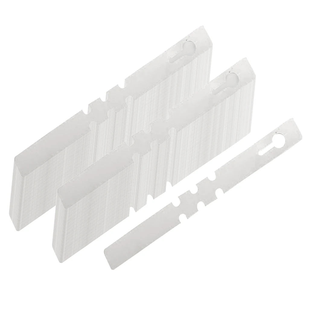 

100x Wrap Around Plastic Plant Nursery Garden Labels Tags Waterproof White Color