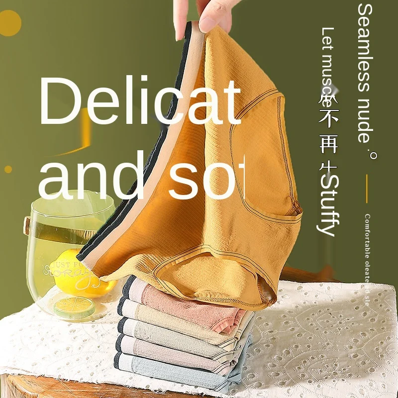 

Women's Cotton underwear Sexy Lace Panties Fashion Bow Comfort Briefs Mid Waist Seamless Underpants Female Lingerie Sexy