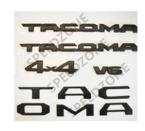 10 шт. 2016 2018 для жетона Tacoma матовая черная дверная эмблема наклейка значок