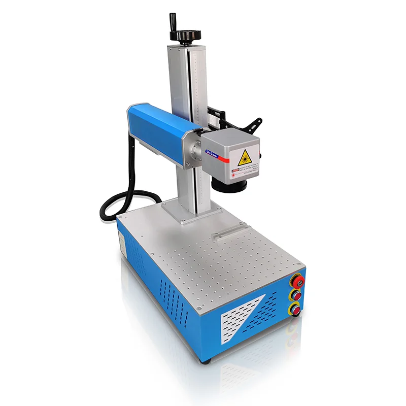 

20w 30w 50w 100w Desktop portable split fiber laser marking machine for jewelry inside ring laser engraving