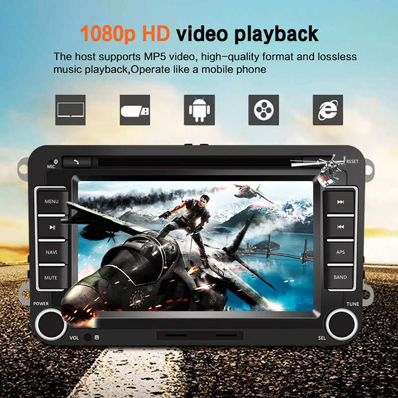 7 дюймов конкретные автомобильный мультимедийный плеер GPS навигации с Android 9 0