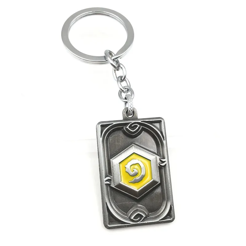 Hearthstone брелок с логотипом, брелок для ключей Heros of Warcraft, брелок для автомобиля chaviro Llaverom, брелок для ключей для онлайн-игр Hearthstone, подарочный пакет - Цвет: 2