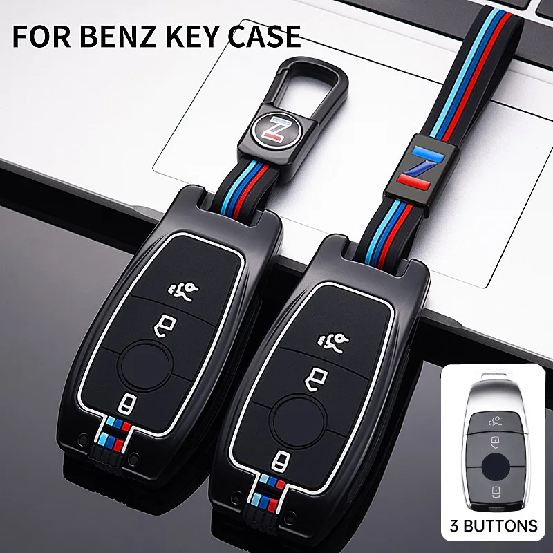 

1x Zinc Alloy Car Key Case Cover for Mercedes Benz AMG 2016 2017 E Class W213 E200L E260 E300L E320L Smart Remote Protect Shell