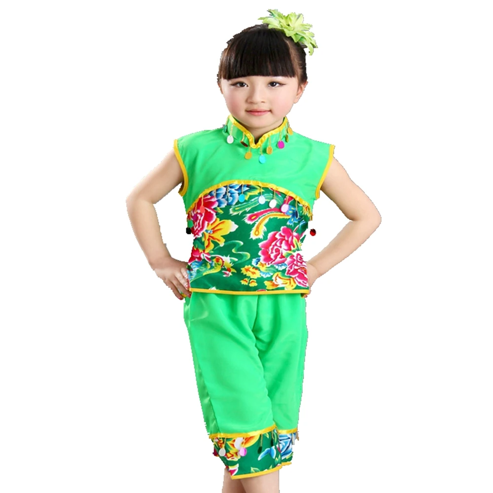 Детский китайский костюм для народного танца по индивидуальному заказу