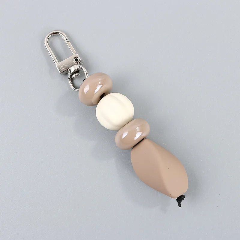 2020 НОВЫЕ геометрические деревянные бусины ручной работы брелок Радуга