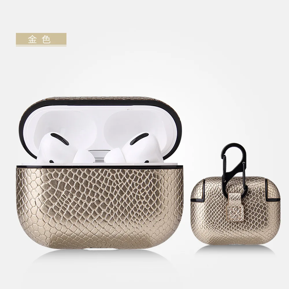 Для Airpods pro Bluetooth беспроводная гарнитура бизнес из искусственной кожи коробка для наушников AirPods 3 Зарядный чехол корпус чехол для гарнитуры чехол