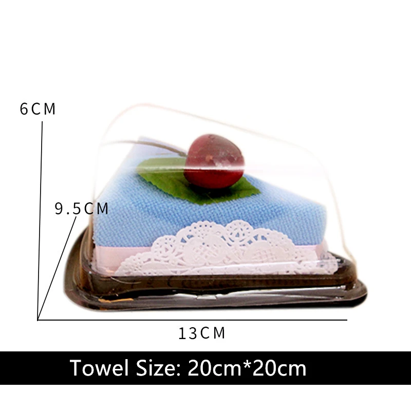1pc Mini Face Towel Sandwich Cake Shape Washcloth Party Facecloth Birthday Gift Wedding Favor Supplies | Дом и сад