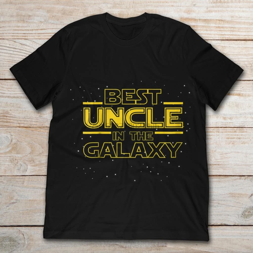 Бренд Best Uncle In The Galaxy футболка мужская футболка с коротким рукавом