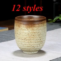 japanese style creative retro ceramic tea cup stoneware espresso coffee cup tea cup 100 200ml tasas de cafe to friends