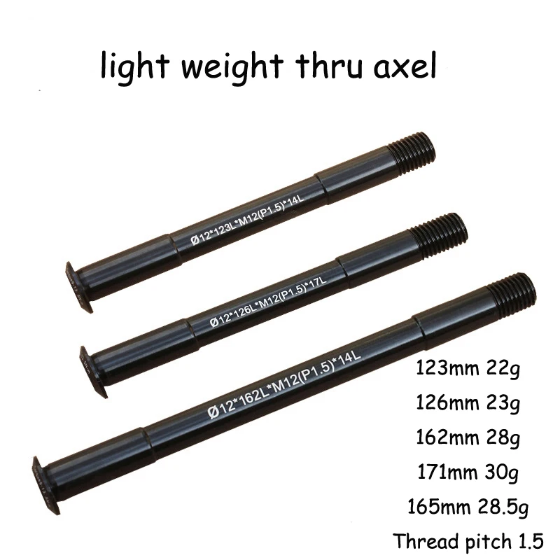 

Bicycle Thru Axle MTB Road Bike Quick Release Hubs Tube Shaft Bike Skewers For ROCK SHOX Front Fork TP M12x1.75