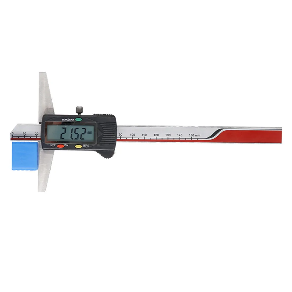 

Digital Depth Stainless Steel Metric Imperial Vernier Caliper Micrometer Digital Depth Gauge 0-150mm