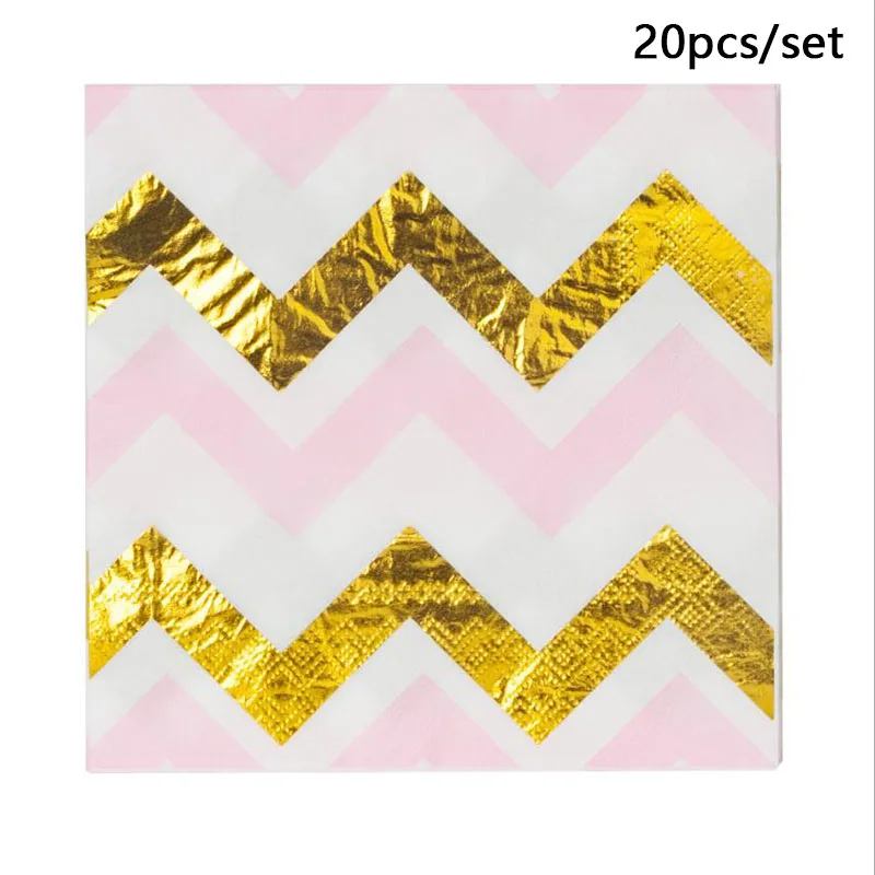 1 комплект с надписью розовый праздновать днем рождения Одноразовый бумажный