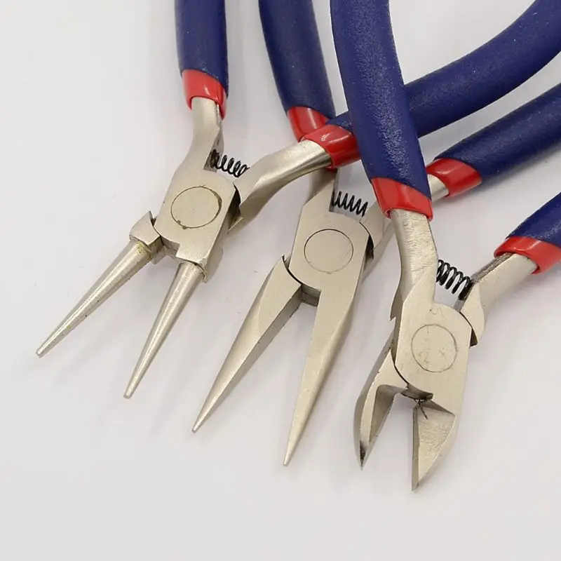 

3 Pcs/Set Pliers Jewelry Making Pliers Tools Supplies DIY Jewellery Pliers Accessories