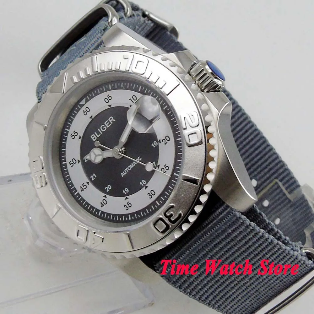 Мужские Водонепроницаемые наручные часы с сапфировым стеклом 40 мм | Наручные