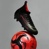 new listing professional football shoes men outdoor sports ultra lightweight non slip agtf football splint boys football shoes