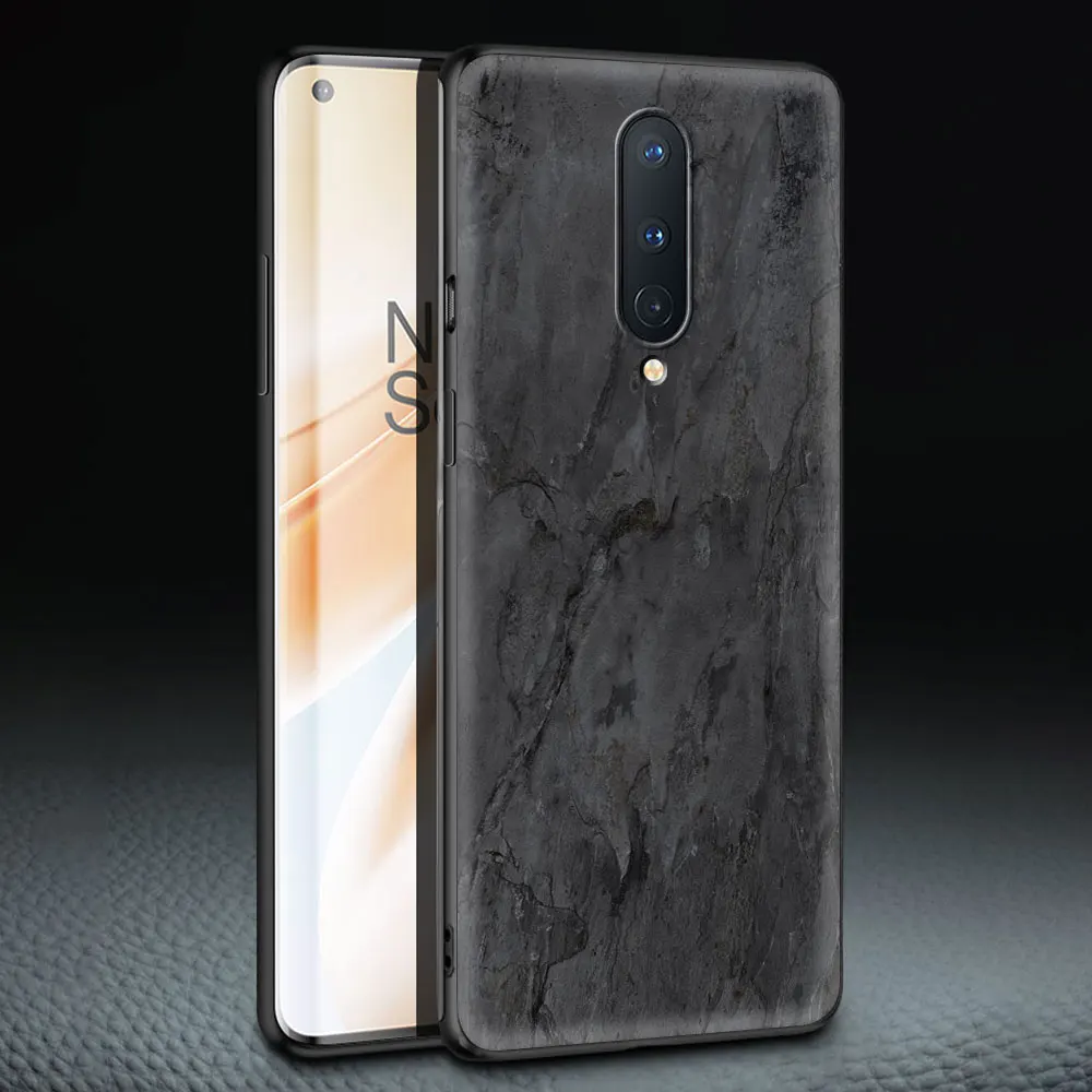 

Luxury Soft Phone Case Cover for OnePlus 9 9R 8T 8 7T 7 Pro Plus 5G Z Silicone Shockproof Shell Marble And Rose Gold Geometric