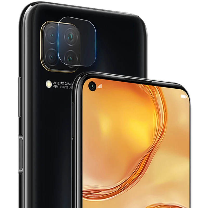Чехол для huawei p40 lite защитная пленка из закаленного стекла экрана p 40 light p40lite