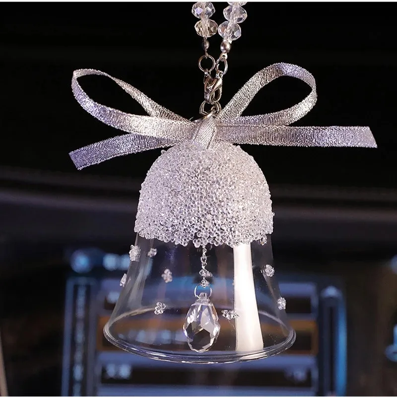 

Resin Bowknot Wind Chimes Crystal Bell Hanging Wind Bell Pendant Car Decorataion Girl's Room Beautuful Chritmas Star Wind Chime