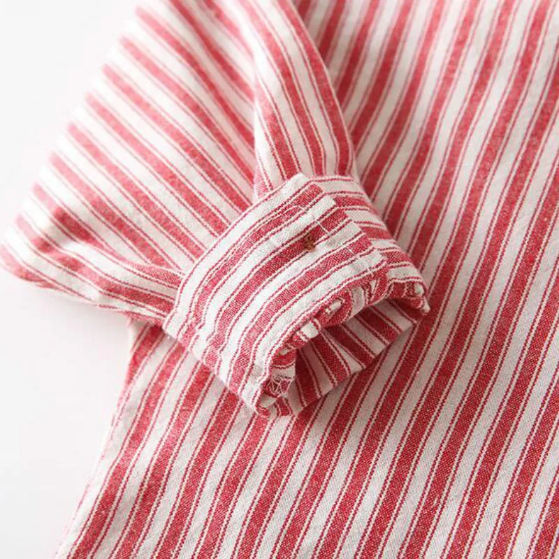 

welaken Kids Striped Printed Shirts for Baby Boys Clothes Long Sleeve School Shirts Toddler Children's Autumn Casual Shirts