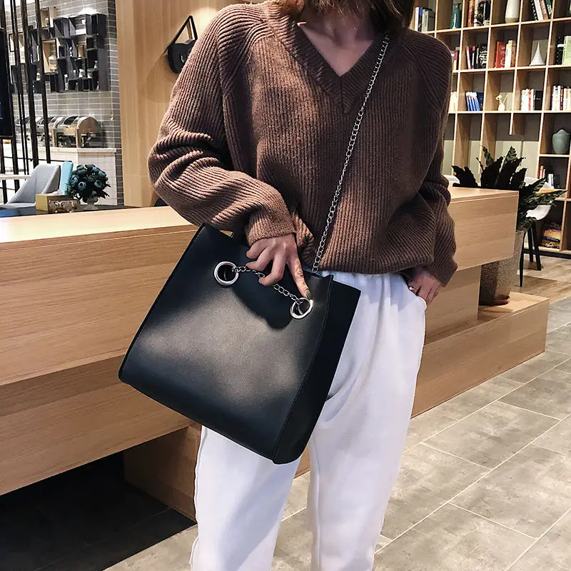 Женская сумка через плечо с цепочкой в Корейском стиле |