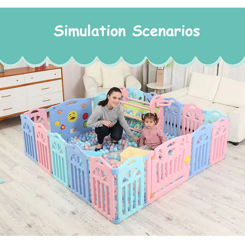 Indoor Baby Playpens Outdoor Games Fencing Riding Hall Children Play Fence Kids Activity Gear Environmental  Safety Play Yard