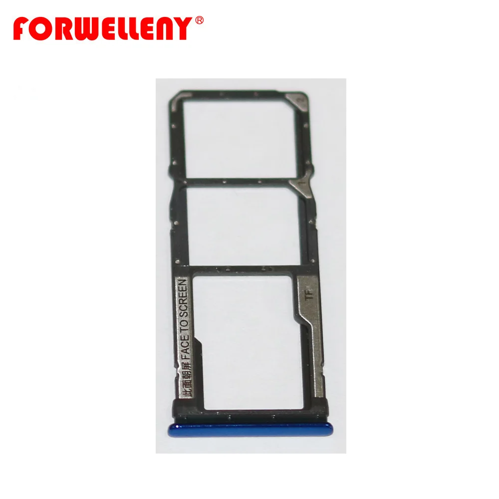 

For xiaomi Xiomi redmi note8 note 8 Micro Sim Card Holder Slot Tray Replacement Adapters black silver blue