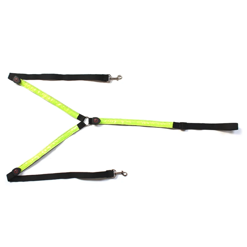 Horse Webbing Harness Collar Breastplate Adjustable Night Visible LED Light Chest Belt Safe Riding Equipment | Спорт и развлечения