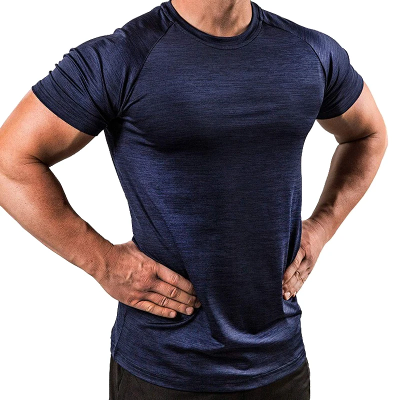 Simple Design Logo Crewneck T Shirts Fashion Custom Graphic Quick Drying Tops Breathable DIY Print Fitness Men Clothing LL-DX03 | Мужская