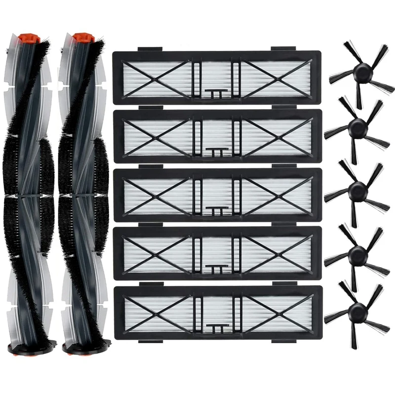 

Replacement Parts for Neato D75 D80 D85 Connected D3 D4 D5 D6 D7 D Series 5-Arm ing and Spiral Combo Brush Filters