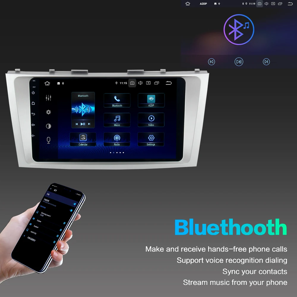 Dasaita 9 &quotAndroid 10 0 автомобильное радио для Toyota Camry 2006 2007 2008 2009 2010 2011 мультимедийный