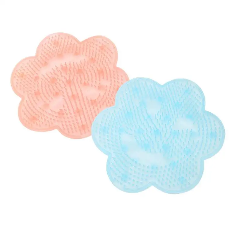 Противоскользящий силиконовый коврик для ванной Массажная подушка душа спины и