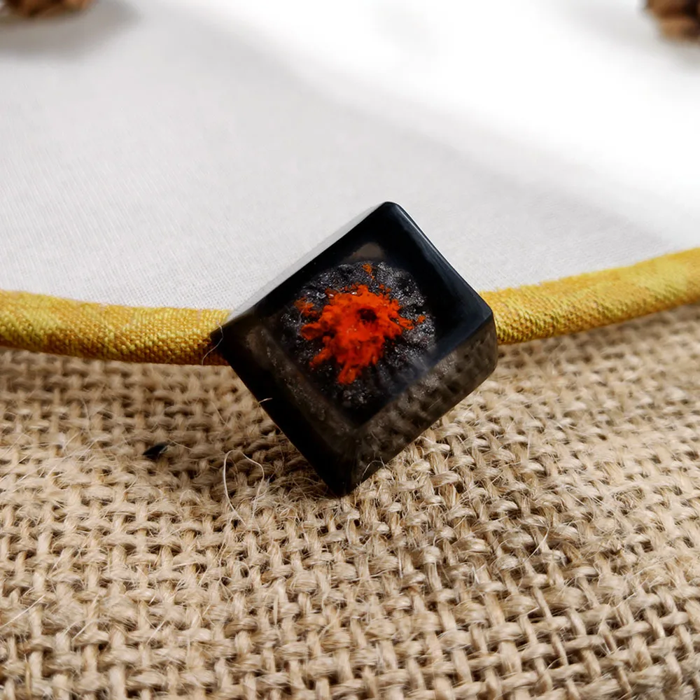 Каучуковые колпачки для клавиш ручной работы Fuji Mountain с подсветкой Snow