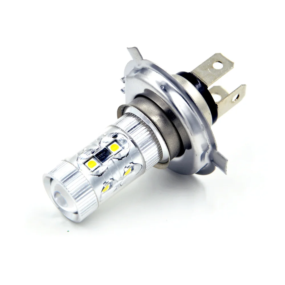 H4 AC/DC 12 24V 60W 650LM Белый светодиодный Автомобильные фары лампы противотуманных