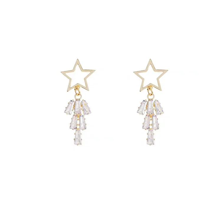 

Temperament fashion new earrings women's high-level sense set earrings simple temperament earrings