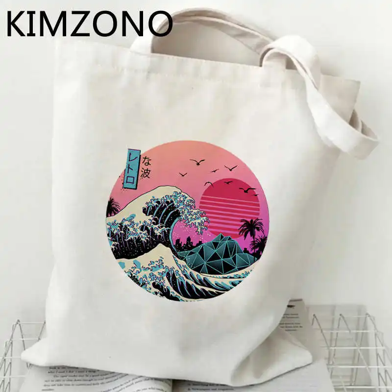 

Vaporwave, сумка для покупок, сумка-тоут, сумка для продуктов, многоразовая сумка для покупок, ткань, boodschappecobag, захват