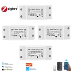 Умный высветильник ель ZigBee, универсальный модуль выключателя, 16 А, работает с приложением Alexa Google Home