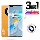 Защитная пленка для экрана, Гидрогелевая пленка для Huawei Mate 40 Pro Plus P40 Pro Plus P40 Lite E, защитный чехол для телефона p40lite 40pro +