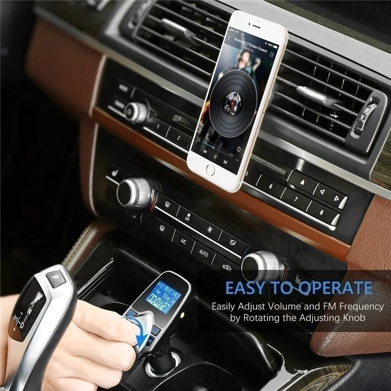Автомобильный MP3 плеер с Bluetooth автомобильное зарядное USB устройство поддержкой