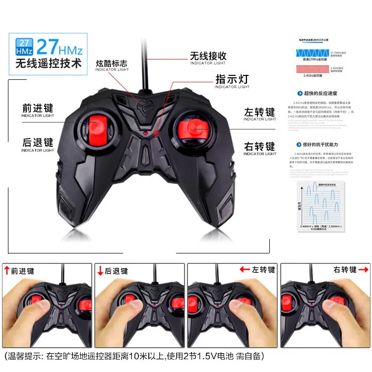 

1:16 Children a Key Door Opening Stone LED Remote Control Car 1:16 Charging Sports Car Model Toy Car Off-road Race Car