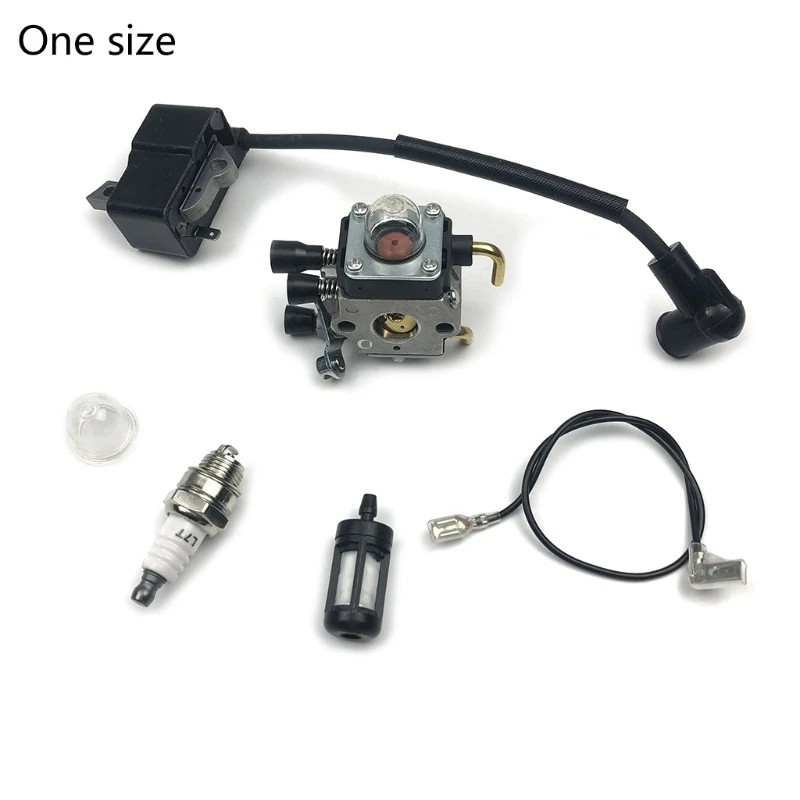 

Carburetor Ignition Coil Spark Plug Fuel Filter Kit for FS75 FS80 FS85 FC85 HT70 HS75 HL75 HT75 HS80 Trimmer