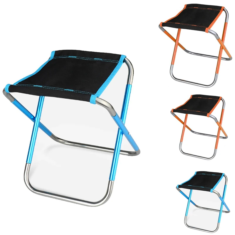 

HOT Outdoor Folding Fishing Aluminum Chair Stool Ultra Light Weight Portable Camping Fishing Picnic Chair