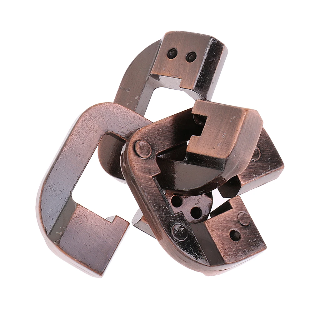 Классический металлический пазл для развития интеллекта головоломка взрослых и